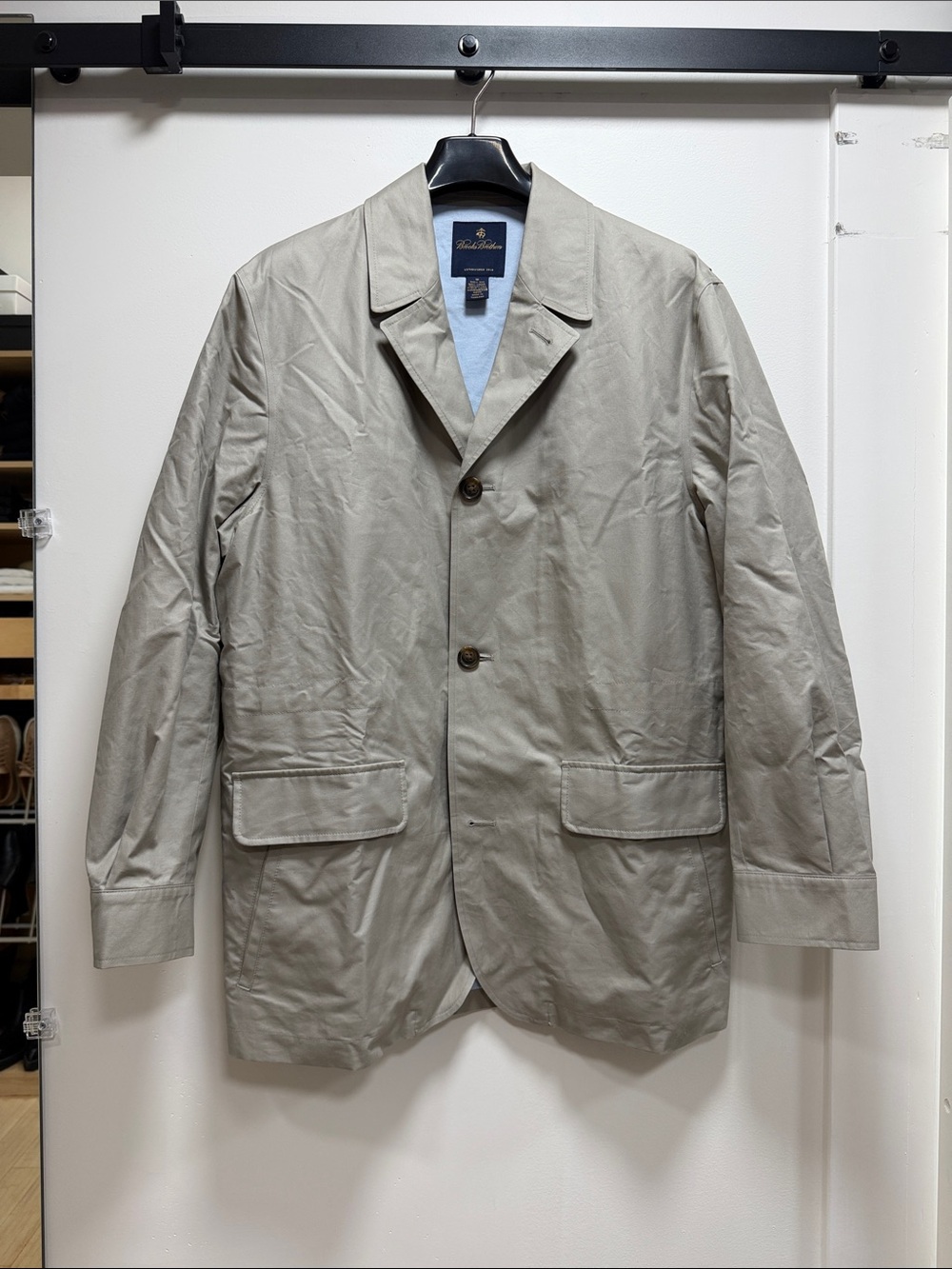 Brooks Brothers Light Gray Men's Shirt Jacket
